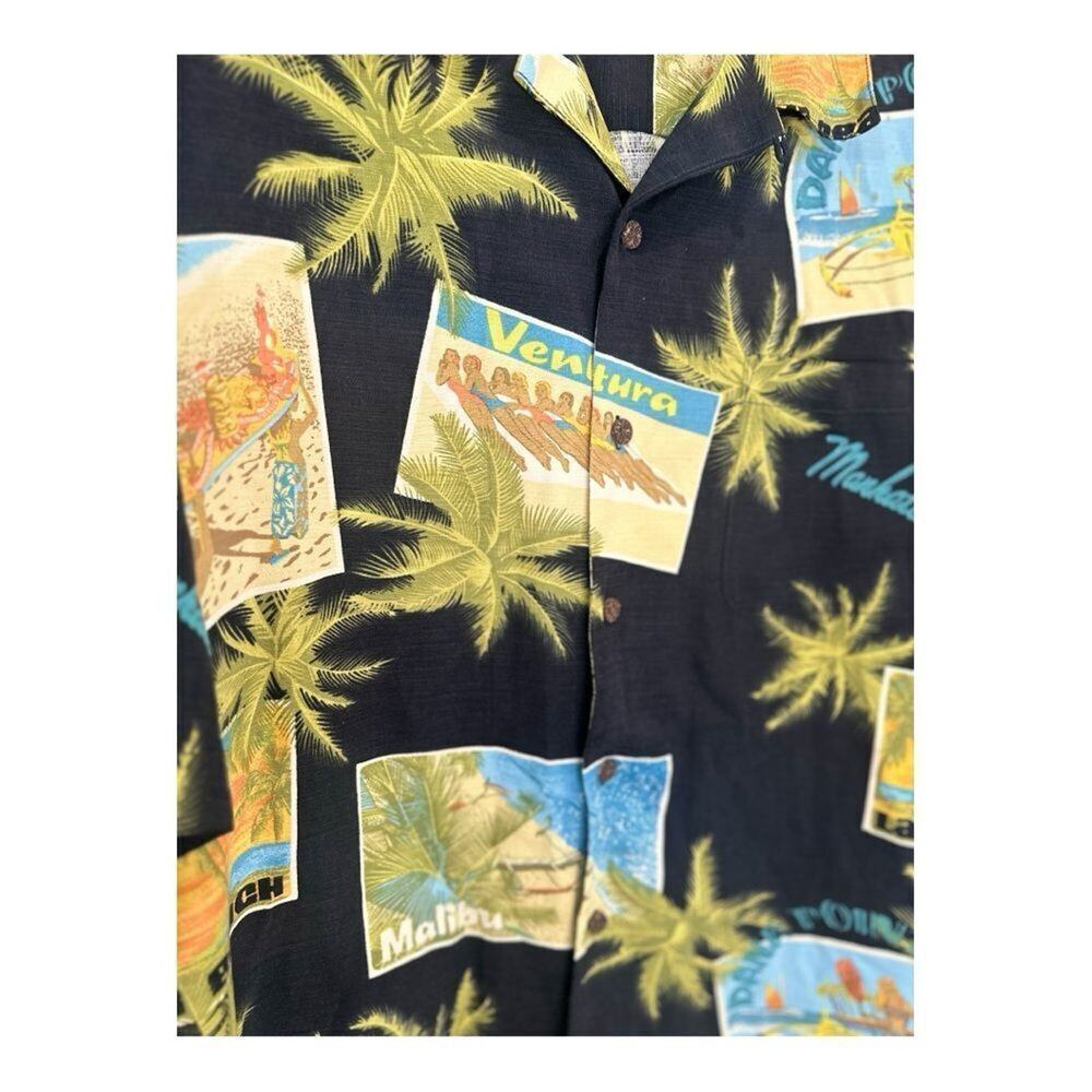 Tommy Bahama California Beach Surf Silk Shirt - Picture 7 of 8